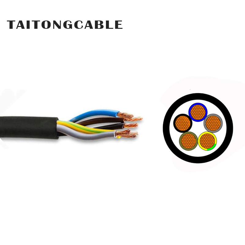 Lågspänning 2-5-kärnig kopparledare XLPE-isolerad PVC-mantlad opansad strömkablar