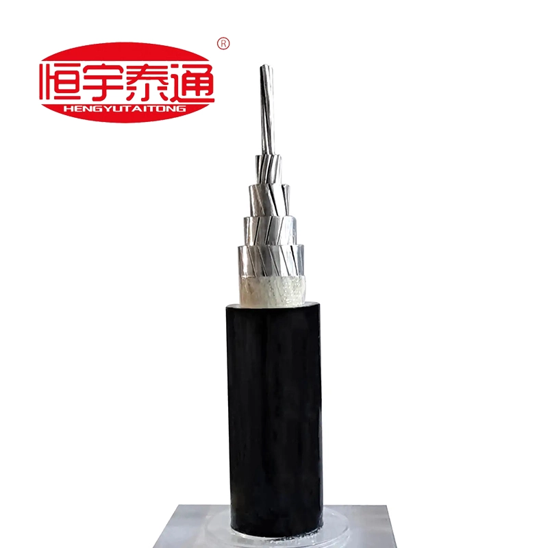 Mantlade kablar för vindkraftgenerering